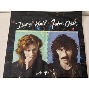 DARYL HALL JOHN OATS "ooh Yeah!" PILLOW COVER RARE FIND